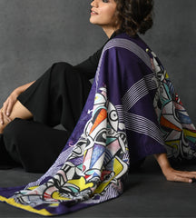 Khaani | Modal Satin Stole
