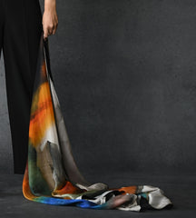 Patang | Modal Satin Stole