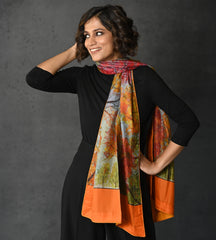 Autumn Beauty | Modal Satin Stole
