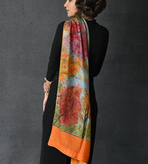 Autumn Beauty | Modal Satin Stole