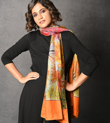 Autumn Beauty | Modal Satin Stole