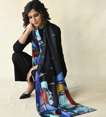 Abhaya | Modal Satin Stole